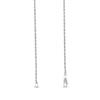 Thumbnail Image 3 of 1.8mm Glitter Rope Chain Necklace in Solid 14K White Gold - 18&quot;