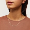 Thumbnail Image 2 of 1.8mm Glitter Rope Chain Necklace in Solid 14K Gold - 18&quot;