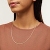 Thumbnail Image 2 of 1.8mm Glitter Rope Chain Necklace in Solid 14K Gold - 22&quot;