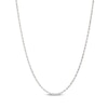 Thumbnail Image 1 of 1.8mm Glitter Rope Chain Necklace in Solid 14K White Gold - 20&quot;