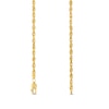 Thumbnail Image 3 of 3.0mm Glitter Rope Chain Necklace in Solid 14K Gold - 20&quot;