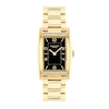 Thumbnail Image 1 of Ladies' Coach Reese Crystal Accent Gold-Tone IP Watch with Rectangular Black Dial (Model: 14504319)