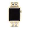 Thumbnail Image 1 of Ladies' Coach Apple Watch Straps Two-Tone Interchangeable Replacement Band Smart Watch Attachment (Model: 14700245)