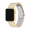 Thumbnail Image 2 of Ladies' Coach Apple Watch Straps Two-Tone Interchangeable Replacement Band Smart Watch Attachment (Model: 14700245)
