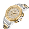 Thumbnail Image 1 of Men’s JBW Saxon 1/15 CT. T.W. Certified Diamond Two-Tone Chronograph Watch with Mother-of-Pearl Dial (Model: JB-6101-N)