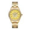 Thumbnail Image 0 of Ladies’ JBW Mondrian 34 1/15 CT. T.W. Certified Diamond and Crystal Accent 18K Gold Plate Watch with Yellow Dial (Model: J6388D)