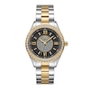 Thumbnail Image 1 of Ladies’ JBW Mondrian 34 1/15 CT. T.W. Certified Diamond and Crystal Accent Two-Tone Watch with Black Dial (Model: J6388G)