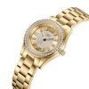 Thumbnail Image 1 of Ladies’ JBW Mondrian 34 1/15 CT. T.W. Diamond and Crystal 18K Gold Plate Watch with Gold-Tone Dial (Model: J6391A)