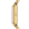 Thumbnail Image 3 of Ladies’ Fossil Raquel Gold-Tone IP Watch with Rectangular Malachite Dial (Model: ES5341)