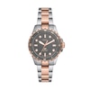 Thumbnail Image 1 of Ladies’ Fossil Blue Dive Crystal Accent Two-Tone IP Watch with Grey Dial (Model: ES5348)