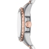 Thumbnail Image 3 of Ladies’ Fossil Blue Dive Crystal Accent Two-Tone IP Watch with Grey Dial (Model: ES5348)