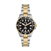 Thumbnail Image 1 of Ladies’ Fossil Blue Dive Crystal Accent Two-Tone IP Watch with Black Dial (Model: ES5349)