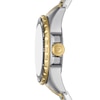 Thumbnail Image 3 of Ladies’ Fossil Blue Dive Crystal Accent Two-Tone IP Watch with Black Dial (Model: ES5349)