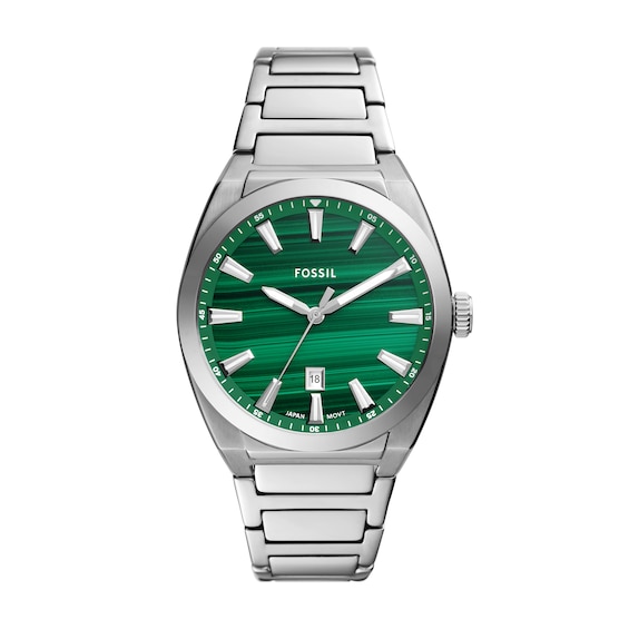 Menâs Fossil Everett Watch With Malachite Dial (Model: FS6056)