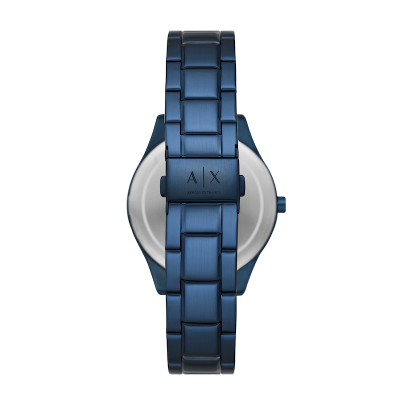 Men’s Armani Exchange Dante Blue IP Chronograph Watch with Blue Dial (Model: AX1881)