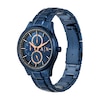 Thumbnail Image 3 of Men’s Armani Exchange Dante Blue IP Chronograph Watch with Blue Dial (Model: AX1881)