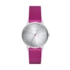 Thumbnail Image 0 of Ladies’ Armani Exchange Lola Crystal Accent Watch with Silver-Tone Dial and Pink Mesh Band (Model: AX5616)