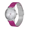 Thumbnail Image 3 of Ladies’ Armani Exchange Lola Crystal Accent Watch with Silver-Tone Dial and Pink Mesh Band (Model: AX5616)