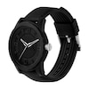 Thumbnail Image 5 of Men’s Armani Exchange Outerbanks Black IP Watch with Black Dial and Cord Bracelet (Model: AX7159SET)