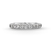 Thumbnail Image 4 of 3/4 CT. T.W. Diamond Nine Stone Vintage-Style Anniversary Band in 14K White Gold