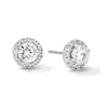 Thumbnail Image 1 of 1 CT. T.W. Certified Lab-Created Diamond Frame Stud Earrings in 14K White Gold (F/SI2)