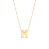 Thumbnail Image 1 of Single Initial “H” Pendant in Solid 10K Gold