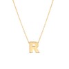 Thumbnail Image 1 of Single Initial “R” Pendant in Solid 10K Gold