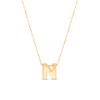 Thumbnail Image 1 of Single Initial “N” Pendant in Solid 10K Gold