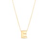 Thumbnail Image 1 of Single Initial “E” Pendant in Solid 10K Gold