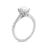 Thumbnail Image 2 of 1-3/4 CT. T.W. Oval Certified Lab-Created Diamond Engagement Ring in 14K White Gold (F/VS2)