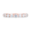 Thumbnail Image 1 of 1 CT. T.W. Diamond Nine Stone Anniversary Band in 14K Rose Gold