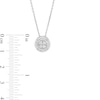 Thumbnail Image 4 of 1/10 CT. T.W. Multi-Diamond Frame Pendant in Sterling Silver