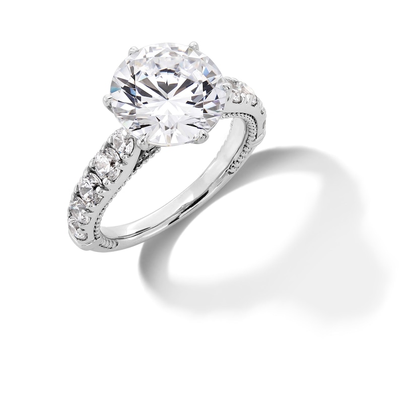 6 CT. T.W. Certified Lab-Created Diamond Engagement Ring in 14K White Gold (F/VS2)