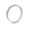 Thumbnail Image 2 of 1/15 CT. T.W. Diamond Double Twist Stackable Anniversary Band in 10K White Gold