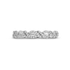 Thumbnail Image 3 of 1/15 CT. T.W. Diamond Double Twist Stackable Anniversary Band in 10K White Gold