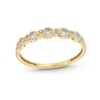 Thumbnail Image 0 of 1/15 CT. T.W. Diamond Cascading Stackable Anniversary Band in 10K Gold