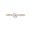 Thumbnail Image 4 of 1/2 CT. T.W. Diamond Hidden Frame Engagement Ring in 10K Gold