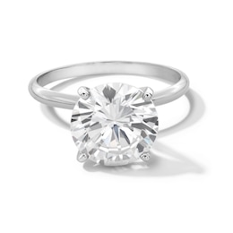 4 CT. Certified Lab-Created Diamond Solitaire Engagement Ring in 14K White Gold (F/VS2)