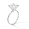 Thumbnail Image 3 of 4 CT. Princess-Cut Certified Lab-Created Diamond Solitaire Engagement Ring in 14K White Gold (F/VS2)