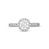 Thumbnail Image 3 of 1-1/3 CT. T.W. Certified Lab-Created Diamond Frame Engagement Ring in 10K White Gold (F/SI2)