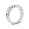 Thumbnail Image 2 of 2 CT. T.W. Oval Certified Lab-Created Diamond Seven Stone Anniversary Band in 14K White Gold (F/SI2)