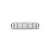 Thumbnail Image 3 of 2 CT. T.W. Oval Certified Lab-Created Diamond Seven Stone Anniversary Band in 14K White Gold (F/SI2)