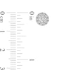 Thumbnail Image 2 of 1 CT. T.W. Certified Lab-Created Diamond Frame Stud Earrings in Sterling Silver (I/SI2)