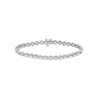 Thumbnail Image 3 of 5 CT. T.W. Certified Lab-Created Diamond Bubbles Tennis Bracelet in 10K White Gold (I/SI2)