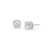 Thumbnail Image 0 of 2 CT. T.W. Certified Lab-Created Diamond Solitaire Stud Earrings in 10K White Gold (I/SI2)