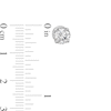 Thumbnail Image 1 of 2 CT. T.W. Certified Lab-Created Diamond Solitaire Stud Earrings in 10K White Gold (I/SI2)