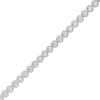 Thumbnail Image 1 of 10 CT. T.W. Certified Lab-Created Diamond Bubbles Tennis Bracelet in 10K White Gold (I/SI2)