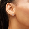 Thumbnail Image 2 of 1 CT. T.W. Certified Lab-Created Diamond Trio Stud Earrings in 14K Gold (F/SI2)