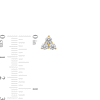 Thumbnail Image 3 of 1 CT. T.W. Certified Lab-Created Diamond Trio Stud Earrings in 14K Gold (F/SI2)