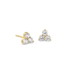 3/4 CT. T.W. Certified Lab-Created Diamond Trio Stud Earrings in 14K Gold (F/SI2)